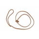 Laisse lasso cuir rond 6mm 1.2m