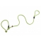 Laisse lasso double stop 8mm 1.3m : Couleur:Vert