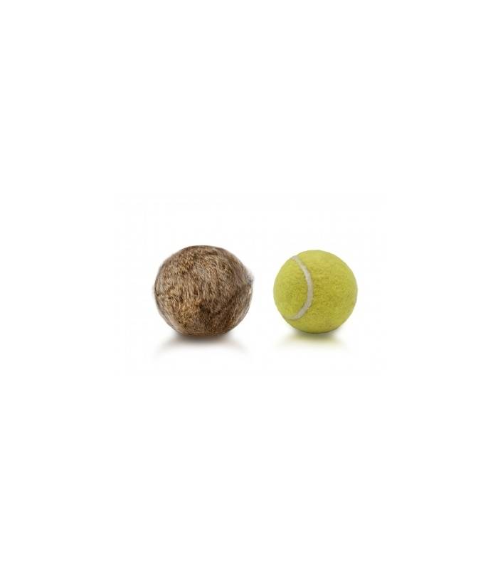 Balle tennis-fourrure