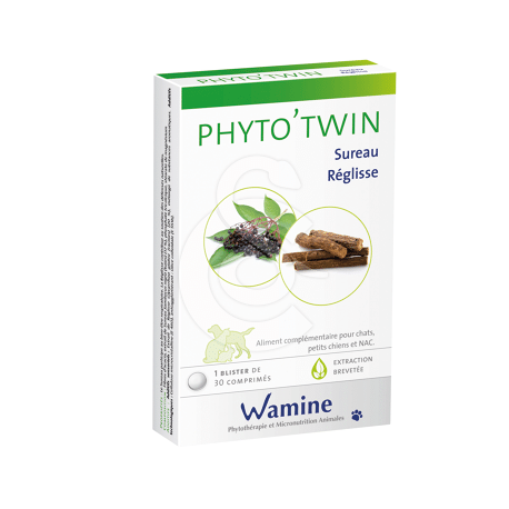 PHYTO'TWIN Sureau/Réglisse - Boîte de 30 comprimés