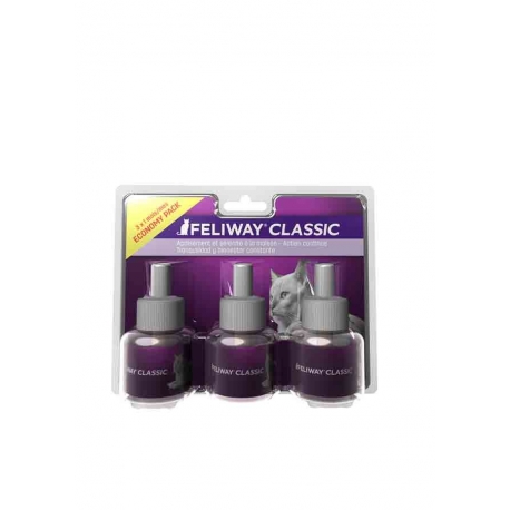 FELIWAY CLASSIC - PACK DE 3 RECHARGES 48 ML