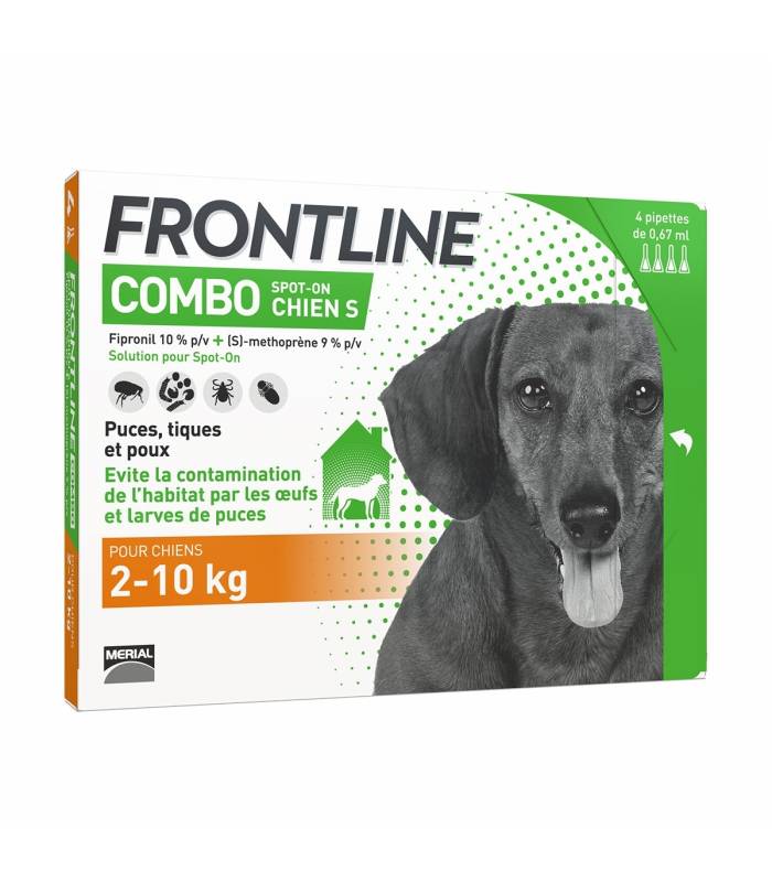 FRONTLINE COMBO SPOT-ON CHIEN S - 4 pipettes