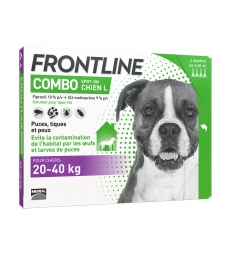 FRONTLINE COMBO SPOT-ON CHIEN L - 4 pipettes