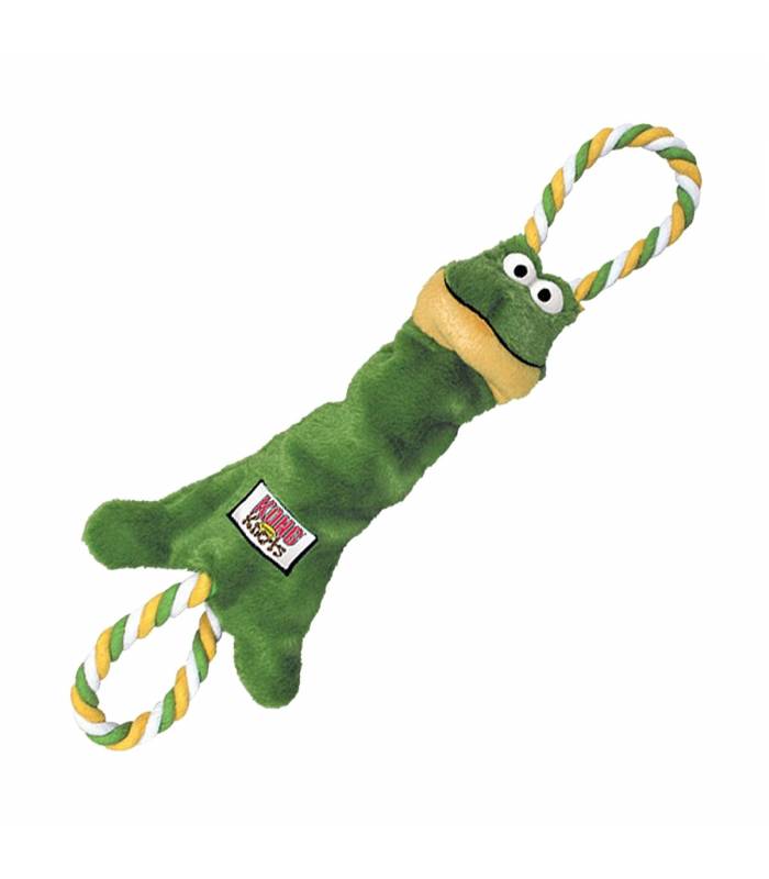 JOUET KONG TUGGER KNOTS FROG Taille S / M