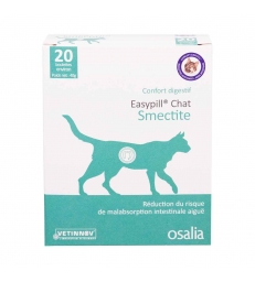 Easypill chat Smectite - Boîte de 20 boulettes
