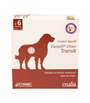 Easypill Chien Transit - Boîte de 6 barres de 28 G