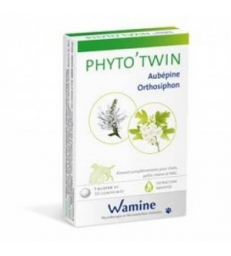 PHYTO'TWIN Aubépine/Orthosiphon - Boîte de 30 comprimés