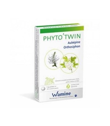 PHYTO'TWIN Aubépine/Orthosiphon - Boîte de 30 comprimés