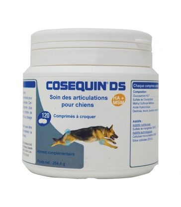 Cosequin DS HA+MSM - Pot de 120 comprimés