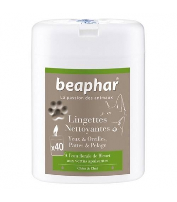 Lingettes chien et chat Beaphar