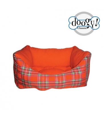 Sofa Doogy Ecossais rouge