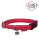 Collier réglable Mc Leather rouge