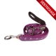 Laisse confort Paw Prints violet Red Dingo Fantaisie