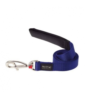 Laisse confort Red Dingo Basic bleue