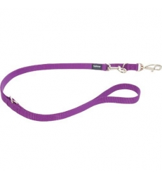 Laisse 3 positions Red Dingo Basic violette