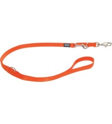 Laisse 3 positions Red Dingo Basic orange