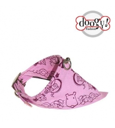 Collier réglable tissu rose Doogy Gamme Plage