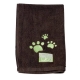 Lot de 2 serviettes Microfibre Idealdog marron