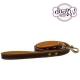 Laisse Doogy Cuir Cognac