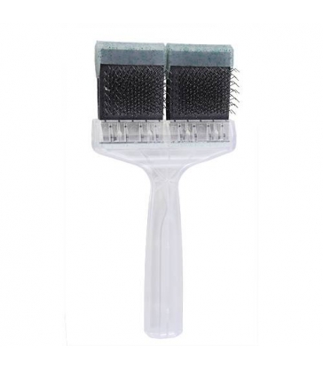 Brosse Activet medium - double paillettes vertes