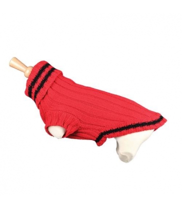 Pull Fantaisie Tennis Rouge