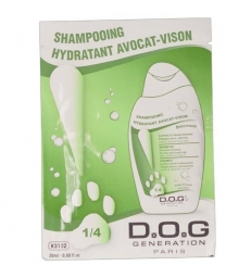 Echantillon de shampooing avocat vison Dog Generation