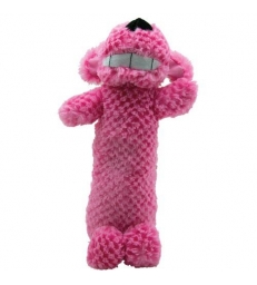 Peluche sonore Loofa rose