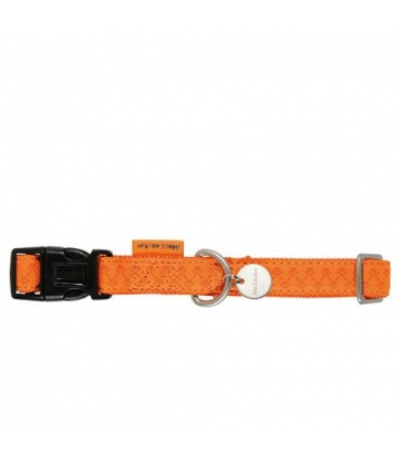 Collier réglable Mc Leather Orange