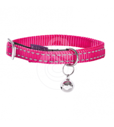 Collier Chat Bobby Safe .1,0 cm - Longueur : 30 cm - Fuschia