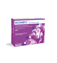Wombyl GA Buvable .Boîte de 12 ampoules de 5 ml