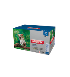 Advantix Grand Chien 25-40 kg . 24 pipettes de 4 ml