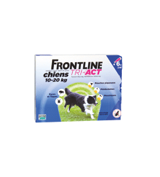 Frontline Tri-Act M Chien 10-20 kg . 6 pipettes de 2 ml