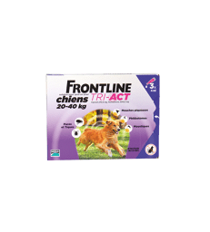 Frontline Tri-Act L Chien 20-40 kg . 3 pipettes de 4 ml