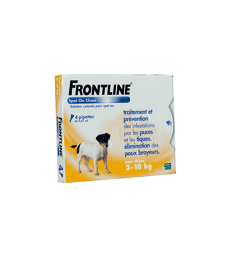 Frontline Chien Spot On 2-10 kg . 4 pipettes de 0,67 ml