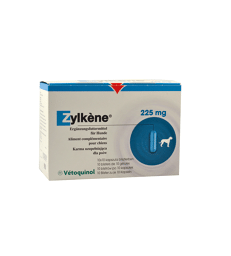 Zylkene 225 mg . Boîte de 100 gélules