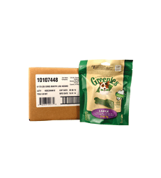 Friandises Greenies Teenie pour Chien .Large - 6 sachets de 4 os