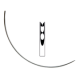 Aiguille suture 3/8 courbe ronde chas ressort