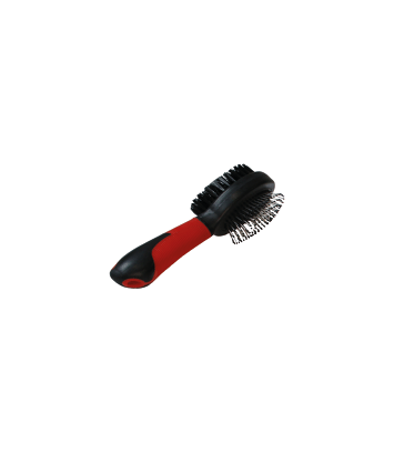 Brosse Perfect Care double : à picots métal et poils