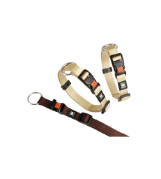 Collier B and B .1,0 cm - Longueur : 20 à 35 cm - Brun