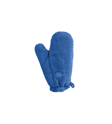 Gant de lavage en microfibre .28 x 18 cm - Bleu