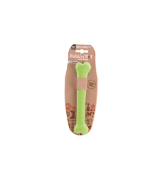 Jouet chien Rubb'N'Roll : os .Rubb'N'Color - M - Lg : 19 cm - Vert