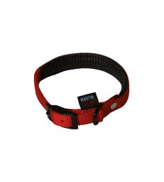 Collier Confort .1,6 cm - Longueur : 35 cm - Rouge