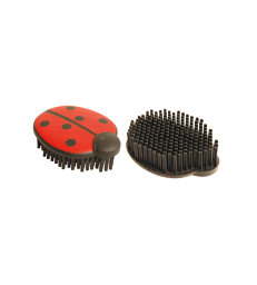 Brosse Coccinelle .A picots en caoutchouc en V