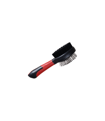 Brosse Perfect Care double : à picots métals et poils