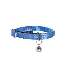 Collier Chat Bobby Safe .1,0 cm - Longueur : 30 cm - Bleu