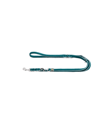 Laisse Hunter Hilo multiposition .2,0 cm - Lg : 200 cm - Turquoise