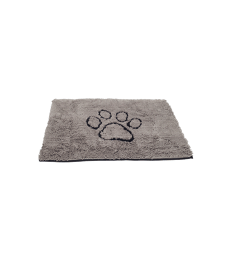Tapis Dirty Dog Doormat .Taille L - L89 x P66 cm - Gris