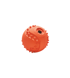 Jouet chien Pop : Ball .M - D : 9 cm - Orange