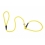 LAISSE LASSO 8mm 1,3m : Couleur:Jaune