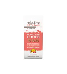 Selective Woodland Loops pour cochons d'Inde .4 sachets de 80 g